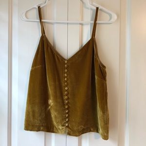 Madewell Velvet Button Camisole - 2